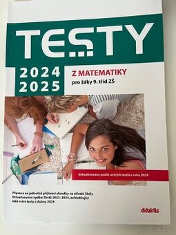 Kniha-Testy z matematiky pro žáky 9. tříd ZŠ