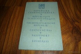 starý cestovní pas