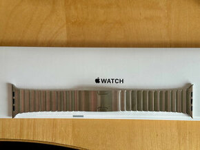 Apple Watch řemínek 45mm - stříbrný