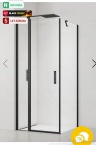 Sprchovy kout s vanickou 90x90