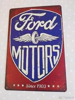 Plechová reklamní cedule Ford - 1
