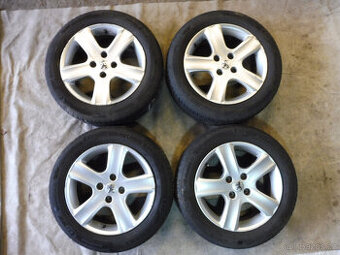 Prodám orig.16" litá kola s letními pneu. z PEUGEOT 307