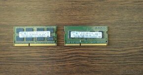 Samsung RAM DDR3 2x 2GB do notebooků funkční levně