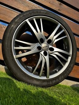 Alu kola 5x108 r18 s pneu (rial)