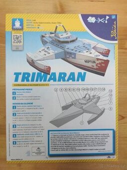 Trimaran Neptun z ABC – model 1:180