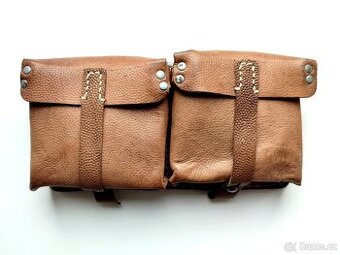 Originál sumka na G43, rok 1944 Wehrmacht zrnitá kůže WH