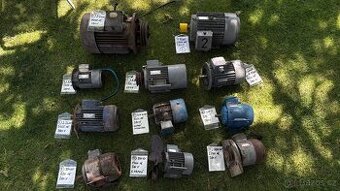 Elektromotor asynchronní třífázový, jednofázový různé