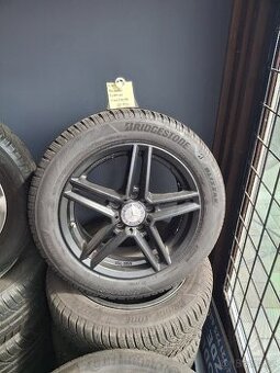 Alu kola original Mercedes, R16 + zimní pneu 205/55 R16