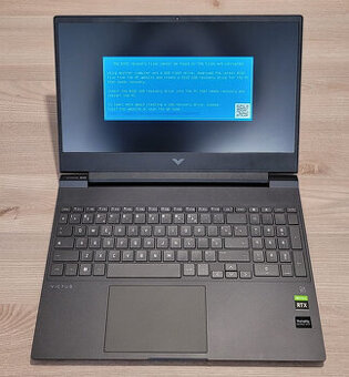 Victus Gaming Laptop 15 - poškozený BIOS
