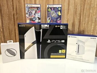 SONY PLAYSTATION 5 PRO 2TB S MECHANIKOU + STOJAN + HRY