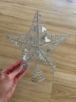 Vánoční hvězda stříbrná