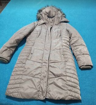 Dámský zimní kabát světlý vel. 40