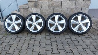 Alu kola 5x112 r18 škoda octavia lll zimní pneu