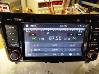 Autorádio s DVD pro Nissan Quashqai 2014 ap.