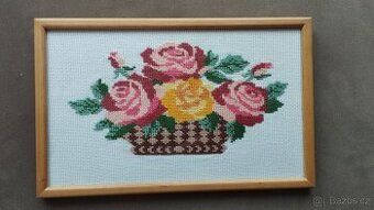 Ručně vyšívaný obrázek