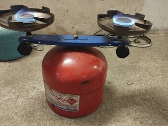 Dvou plotýnkový vařič na PB 2kg