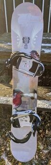 Prodám dámský snowboardový set SIMS Elly 144, vázání, boty