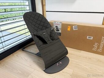 Babybjorn lehátko BLISS Anthracit classic Woven