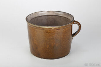 kameninový hrnec krajáč 19. STOLETÍ značený