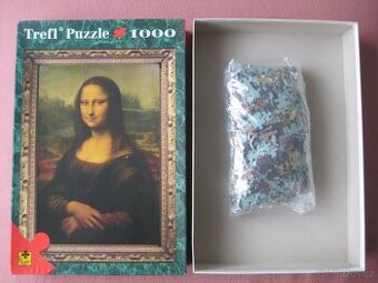 Puzzle Mona Liza, 1000 dílků