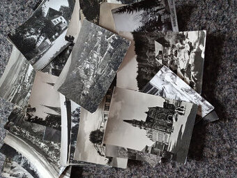 pohlednice černobílé ČR