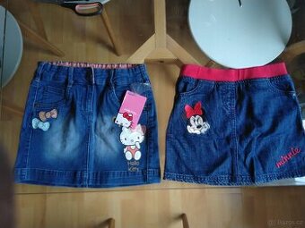 Nové sukně hello kitty, Minnie 5-6let