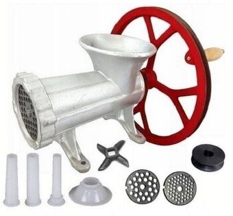 Kolový mlýnek na maso 22 + 2 šajby + 3 plnicí trubice