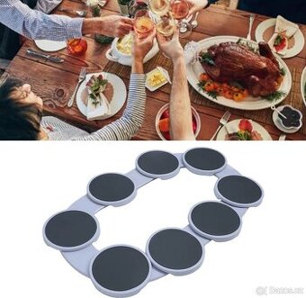 Otočný podnos 360° + 8 talířků