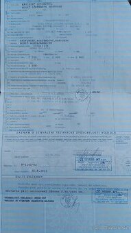 Prodám doklady daewoo avia D120