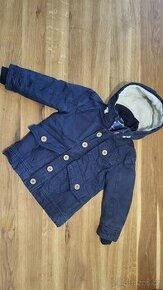 Stylová zimní bunda vel. 98, pevná, hutná