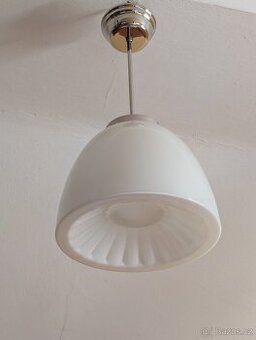 funkcionalistický lustr nikl mosaz TOP stav až 2ks