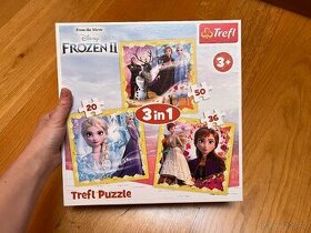 Puzzle Ledové království (Frozen) 3v1