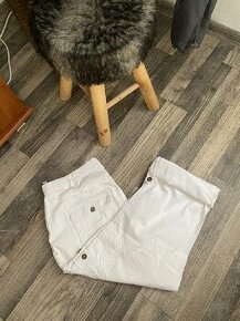 Luxusní bílé kalhoty-kraťasy Bonprix vel.46/XXL - 1