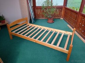 Dvě masivní postele 190x90 cm