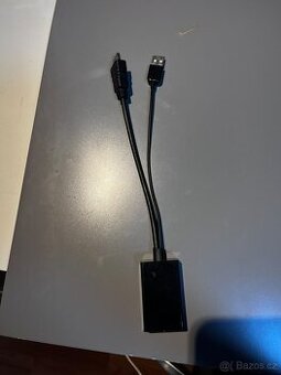 Redukce HDMI na DisplayPort adaptér s USB napájením