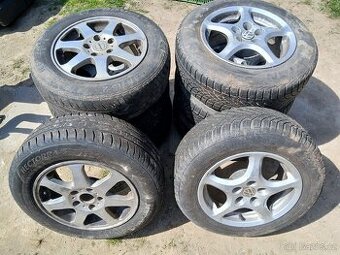 2x alu kola 5x112 r15 letní + zimní sada