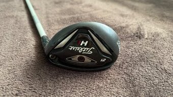 Titleist 816H1 mens hybrid, MRH, 21, stiff, ROGUE BLK