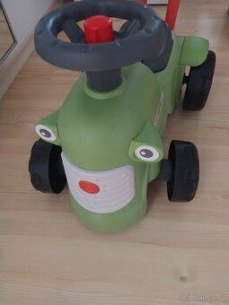 Falk Odrážedlo a chodítko 2v1 traktor Claas světle zelený s - 1