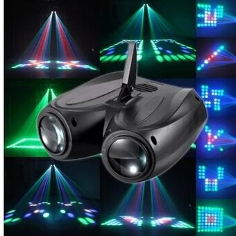 Led Double Efekt Aiship--Sound /Program Mode--Nový