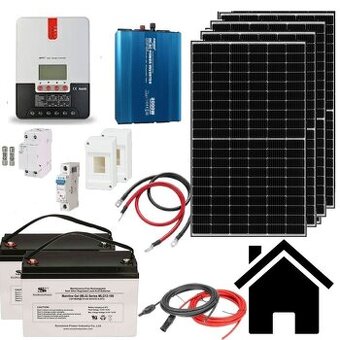 Ostrovní fotovoltaická elektrárna - offgrid - chata
