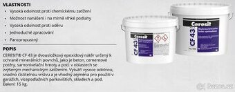 Vrchní epoxidový nátěr pro garáže, sklady a podobně.