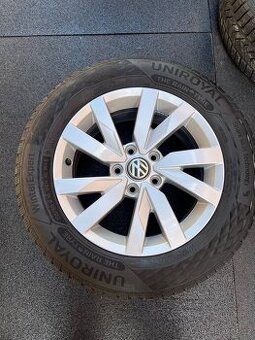❄️Zimní ORIGINÁL Alu Volkswagen Aragon R16, 5x112 215/60/16