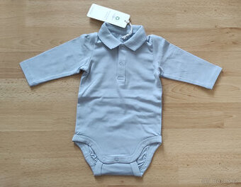 Modré body Lindex s límečkem vel. 56 - 1