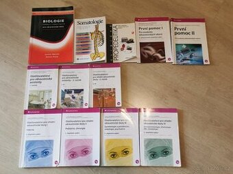 Učebnice ošetřovatelství, somatologie, první pomoc, propedeu