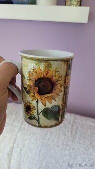 Hrnek na kávu/latté slunečnice
