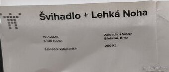 Svihadlo+Lehka noha 19.7.2025