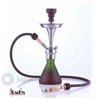 Vodní dýmka Aladin Bogota 48 cm zelená