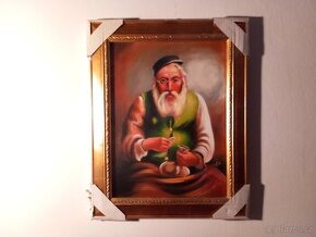 Olejomalba na plátně - zdobený rám 490x390 mm - 14 -