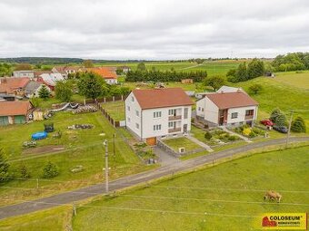Otinoves, RD 2x 4+kk, garáž, zahrada, studna – rodinný dům