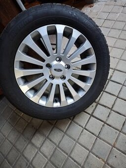 ALU kola Ford R16 ET 50 215 55 R16 pneu nové - 1